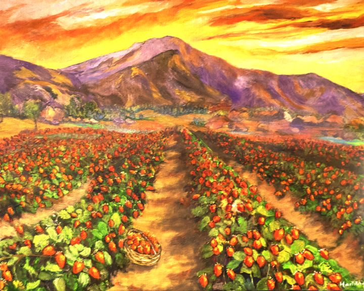 Art of the Day! "Strawberry Fields Forever". Buy at: ArtPal.com/michaelhartste…