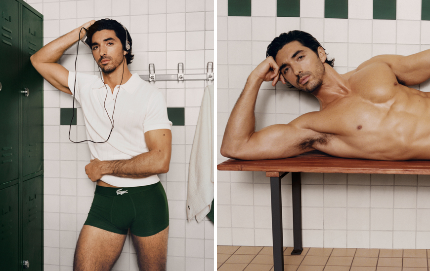 For the second year running, Taylor Zakhar Perez is the star of Lacoste’s just-released men's underwear ad campaign:

amongmen.com/style-grooming…