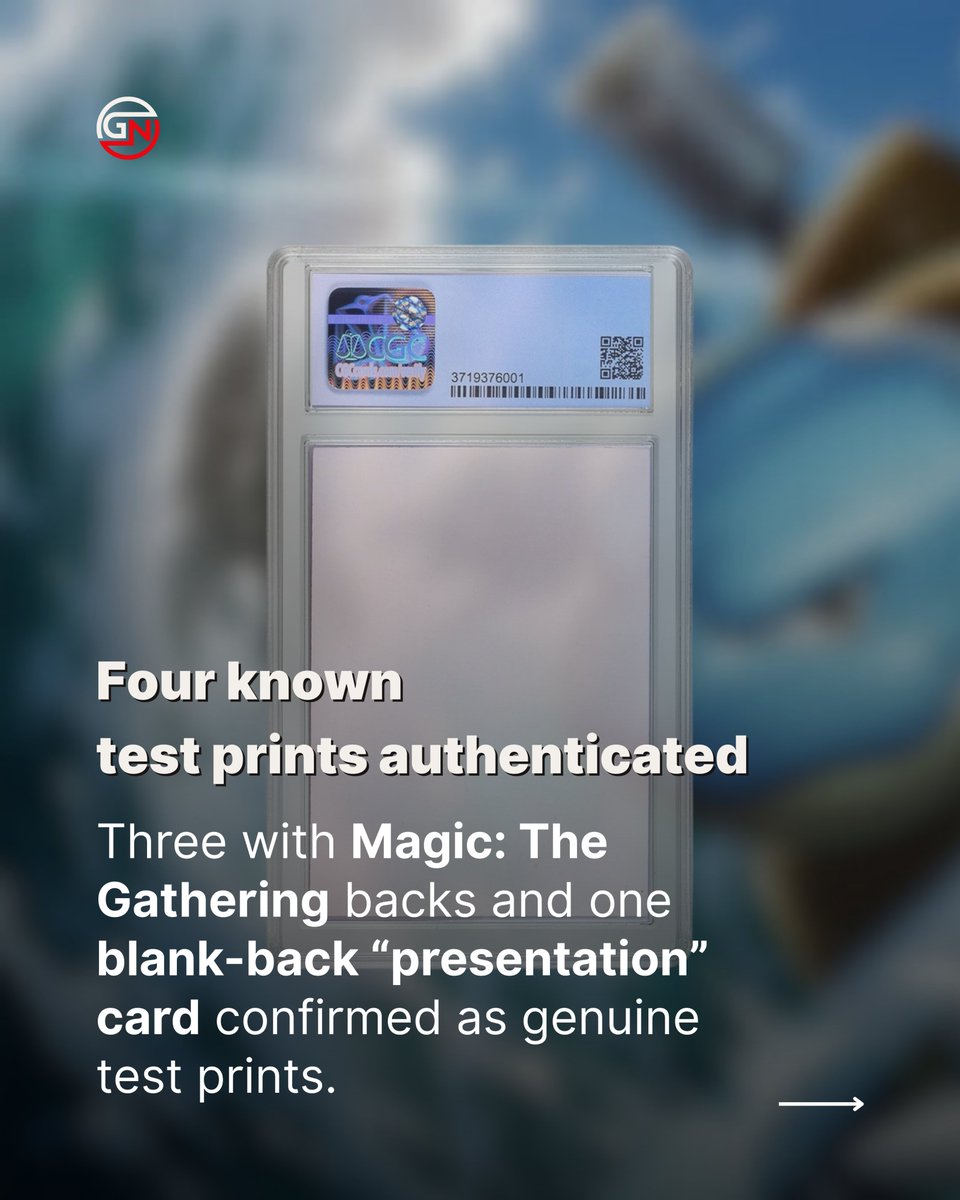 GlobalNostalgia's tweet image. CGC confirmed just four authentic test prints, making this one of the rarest crossovers in TCG history.

A bizarre origin. A missing link in the hobby. A legendary price tag.

Would you ever sell this if it were in your collection?

#pokemoncards #mtg #testprint #blastoise