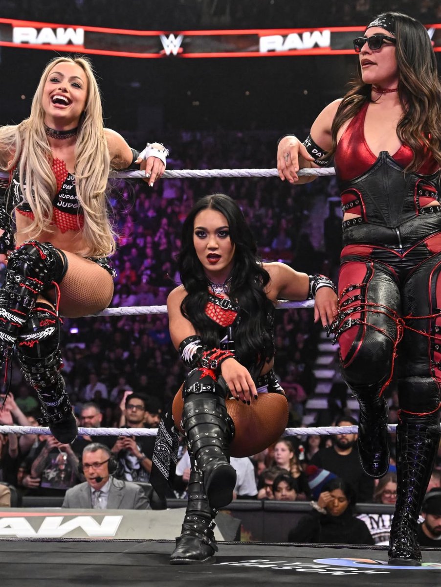 WrestlingWCC's tweet image. “Bad girls” 

— Liv Morgan