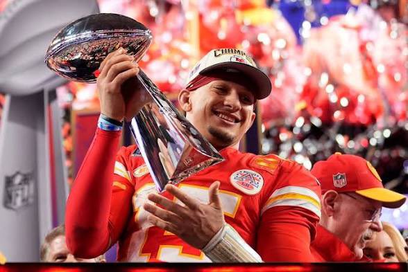 Hardest path to a Super Bowl? 

Super Bowl LVIII Champion #Chiefs

W over (6) Miami 
W on the road at (2) Buffalo 
W on the road at (1) Baltimore 
W over (1) San Francisco 

*(1) Baltimore NFL MVP Lamar Jackson 
#ChiefsKingdom