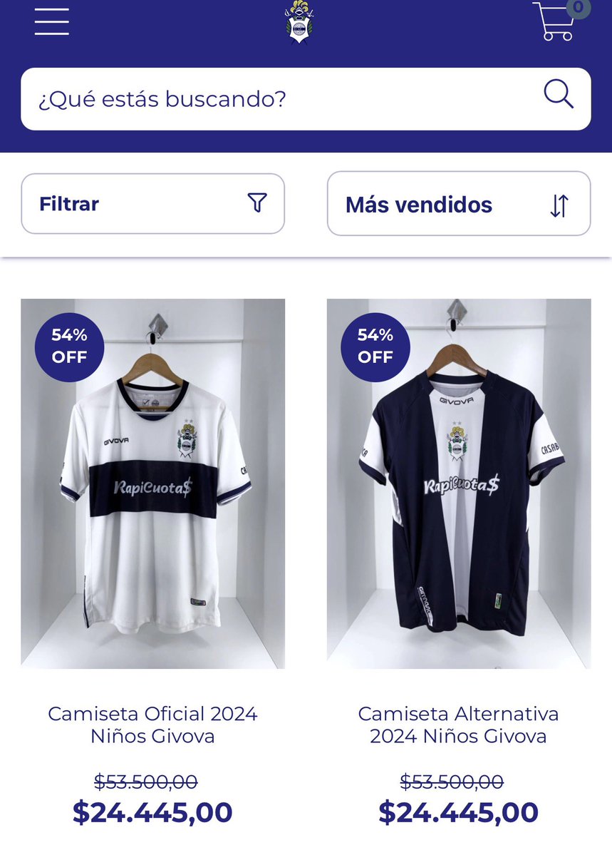 ⚽️ GIMNASIA Y ESGRIMA 

CAMISETAS , BUZOS , ETC desde $30.000

link 🔗 
loboshop.com.ar/lobo-sale/