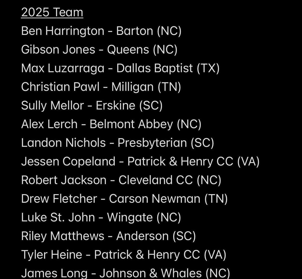 UC_535_Baseball's tweet photo. Best of luck to our Union County American Legion Alumni in their 2026 College Baseball Seasons!
#baseball #unioncountync #americanlegionbaseball #weloveourcounty https://t.co/5sCYm52vGT