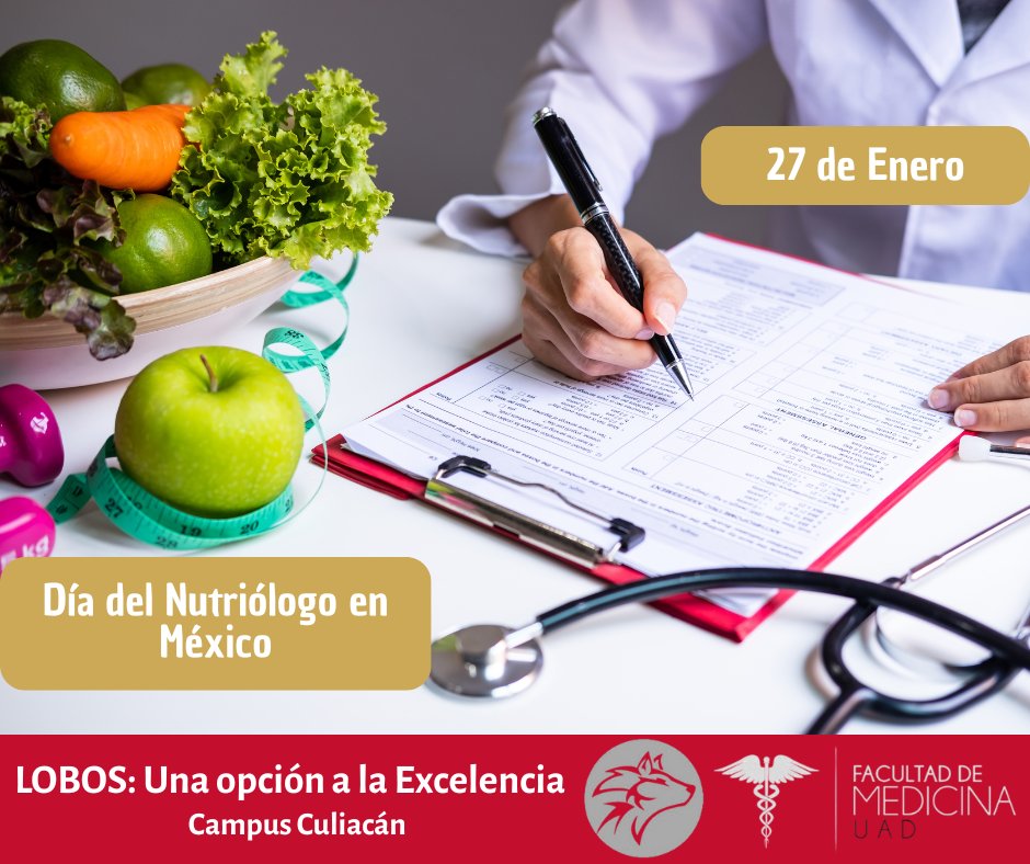revistaloboscln's tweet photo. Día del Nutriólogo en México
Reconocemos la labor de las y los nutriólogos, profesionales de la salud esenciales para la prevención de enfermedades y la promoción de una alimentación adecuada a lo largo de la vida.
La nutrición es clave para el bienestar de la población. https://t.co/WW0MOjV0sR