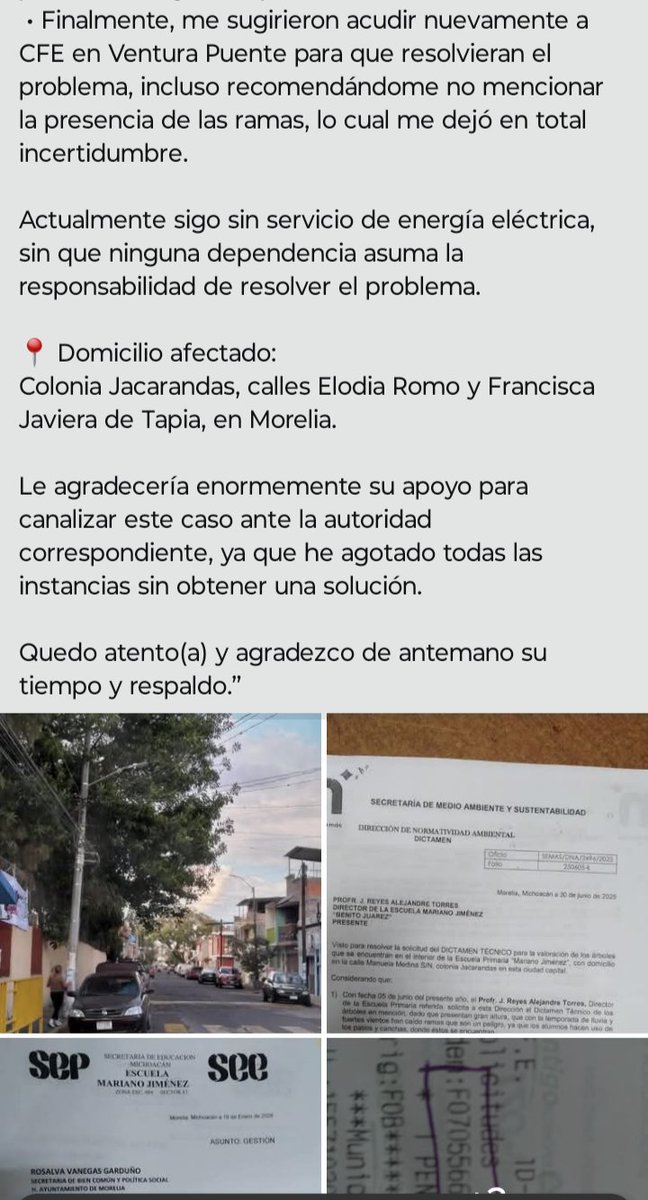 Así son de culeros los de PARQUES Y JARDINES. En Villas del Pedregal vinieron a MULTAR a vecinos que PODARON árboles, pero si el árbol te cae en la cabeza entonces se hacen PENDEJ*S #Morelia <a href="/MoreliaGob/">Gobierno de Morelia</a> @Exeni <a href="/michangoonga/">Changoonga.com</a> <a href="/IGNACIOMTZ/">IGNACIOMARTINEZ</a> <a href="/soldemorelia/">El Sol de Morelia</a> <a href="/EliseoCaballero/">Eliseo Caballero R</a> <a href="/MolineroVial/">Molinero Vial Morelia</a>