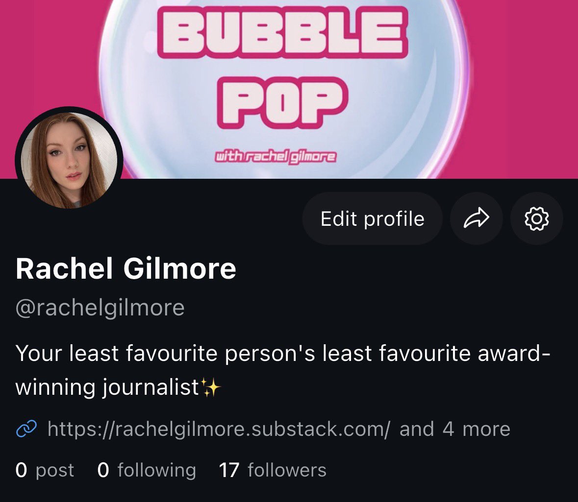 Rachel Gilmore tweet media