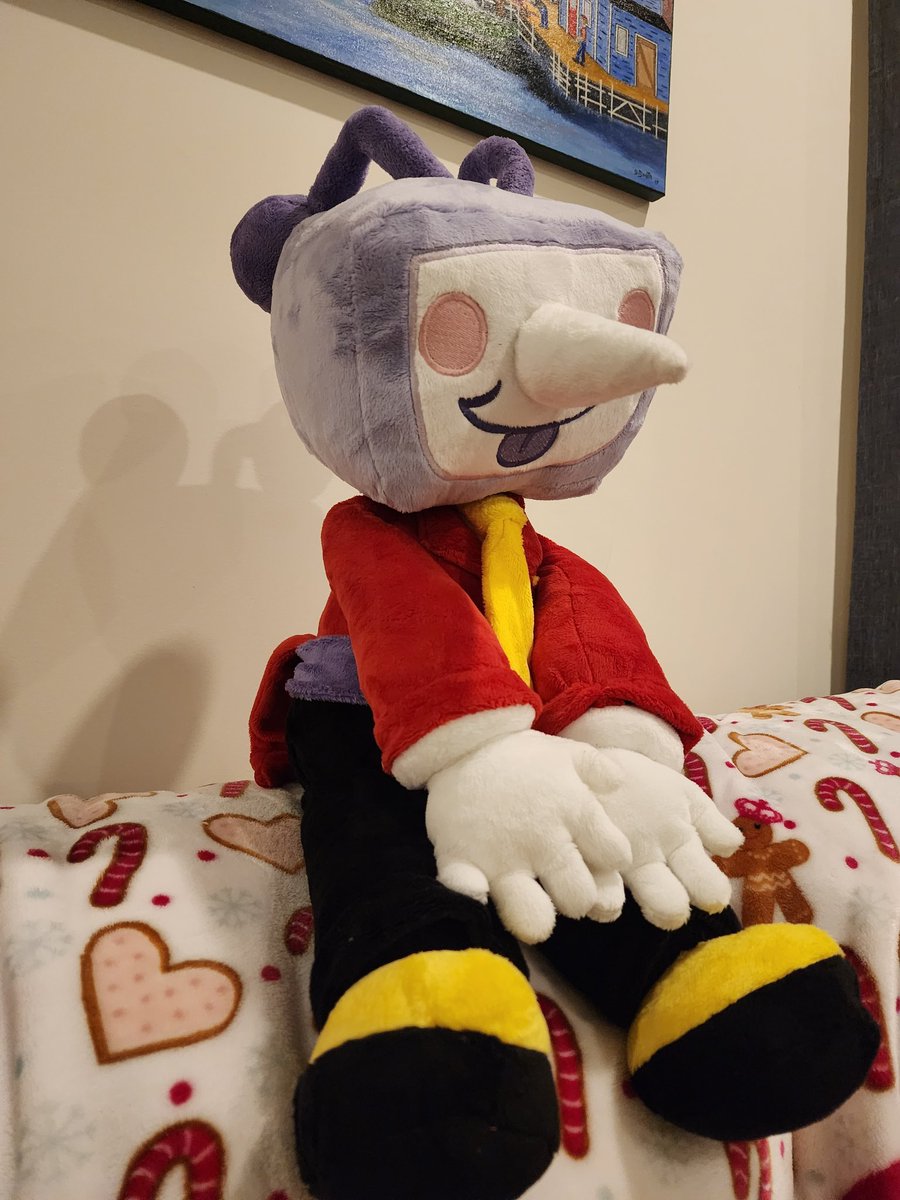 Harbingerplush's tweet photo. Mr tenna is done!!!
Open to remaking him or other commissions ♡
#tenna #DELTARUNE #tennadeltarune #customplush
#plushie https://t.co/5AZO9MzNs5