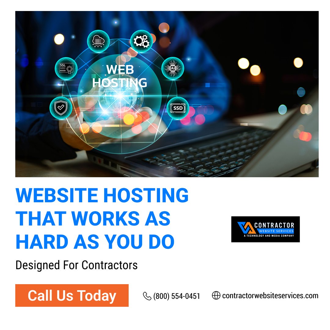 contractorsweb's tweet photo. Contractors: Your website should work as hard as you do.

Our hosting keeps construction websites fast, secure, and online - no slow load times, no downtime.

Upgrade your website hosting today.
📞 800-554-0451 | 🌐 https://t.co/QIp1vcM7u9

#ConstructionWebsites #WebsiteHosting https://t.co/3mjlqXGHrN