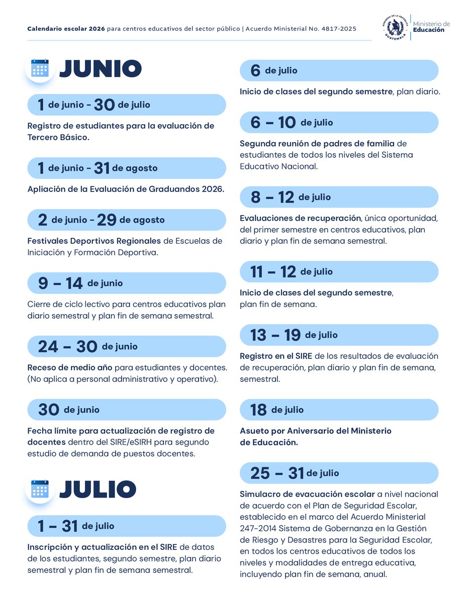 Mineduc Guatemala tweet media