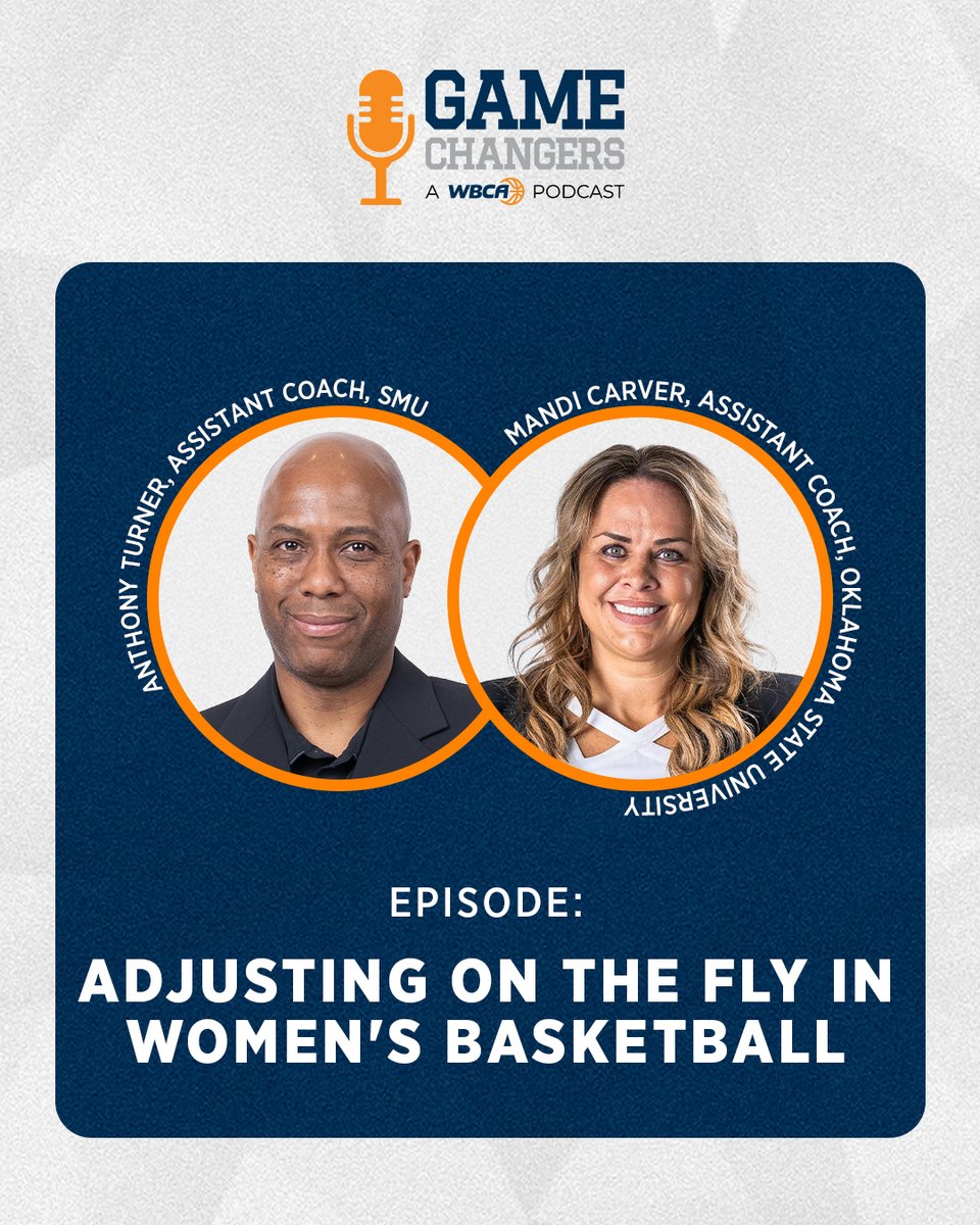 WBCA1981's tweet photo. 🎙️ New Episode 🎙️

@OSUWBB assistant coach @MandiBCarver joins the #WBCA Game Changers Podcast to share insights on coaching transitions, modern athletes, and on-court impact.

🎧 Listen: https://t.co/gNTofbAiPa https://t.co/rBwP4gGlh0