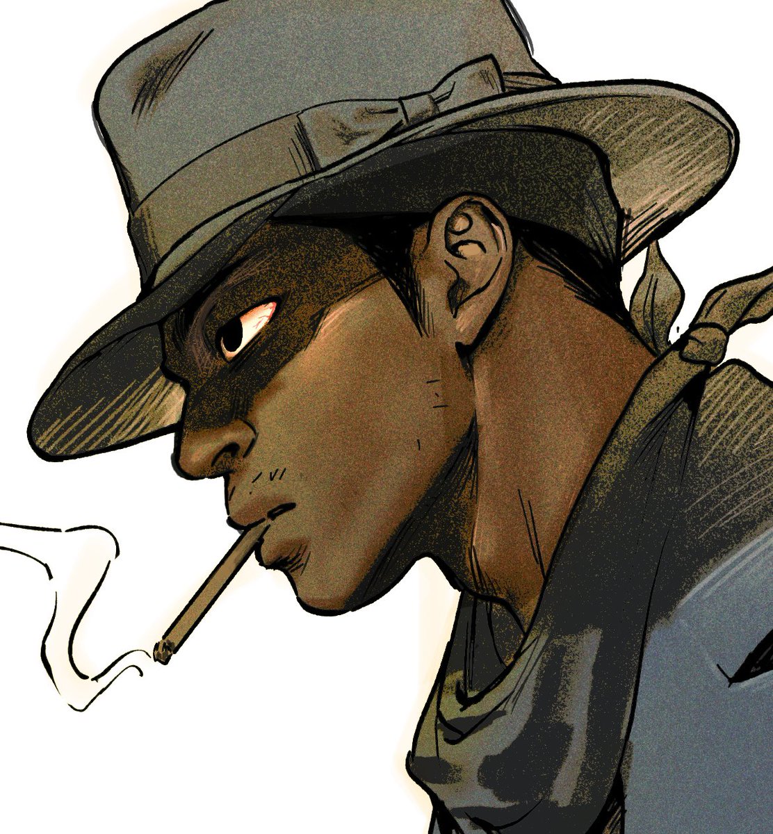 solarsistim's tweet image. A black cowboy