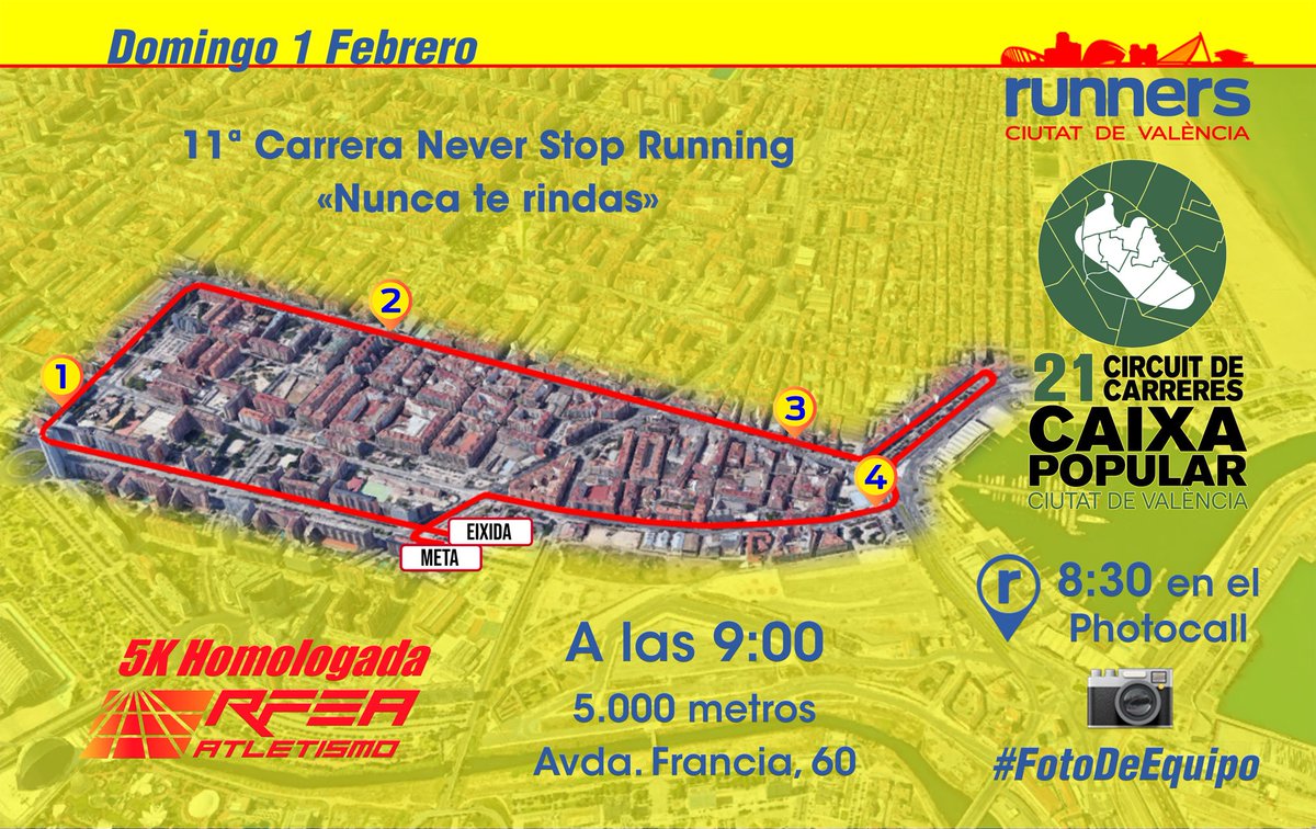 Runners Ciutat de Valencia tweet media