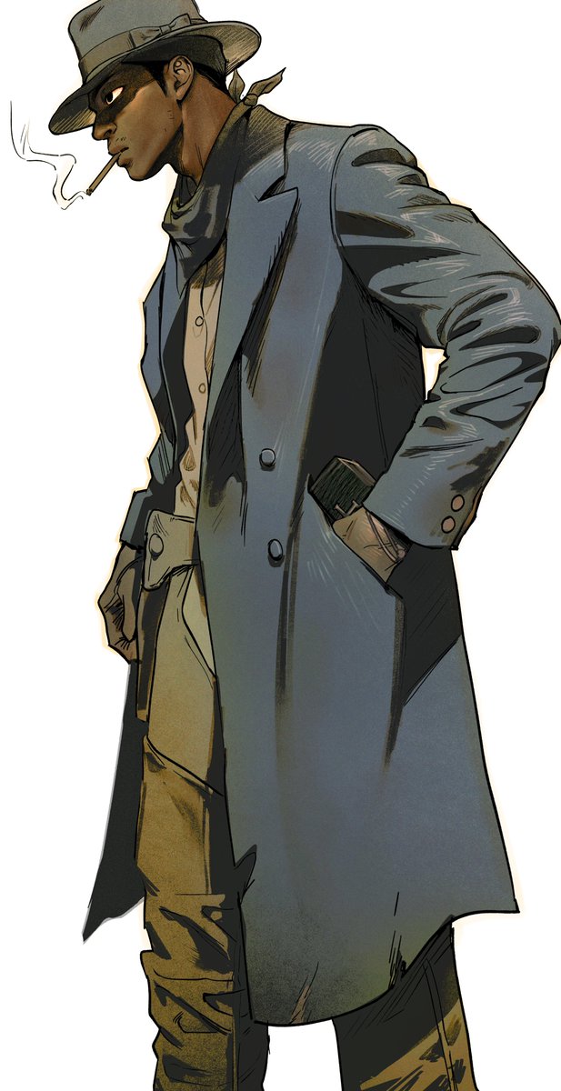 solarsistim's tweet image. A black cowboy