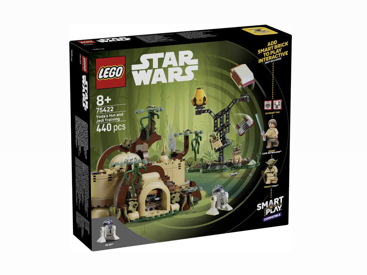 lukesoutpost's tweet image. LEGO has officially unveiled 5 more LEGO Smart Play Star Wars sets - launching on March 1st

• 75426 Millennium Falcon – US$99.99
• 75425 Mos Eisley Cantina – US$79.99
• 75424 AT-ST Endor Attack – US$49.99
• 75422 Yoda’s Hut and Jedi Training – US$69.99
• 75420 Luke’s…