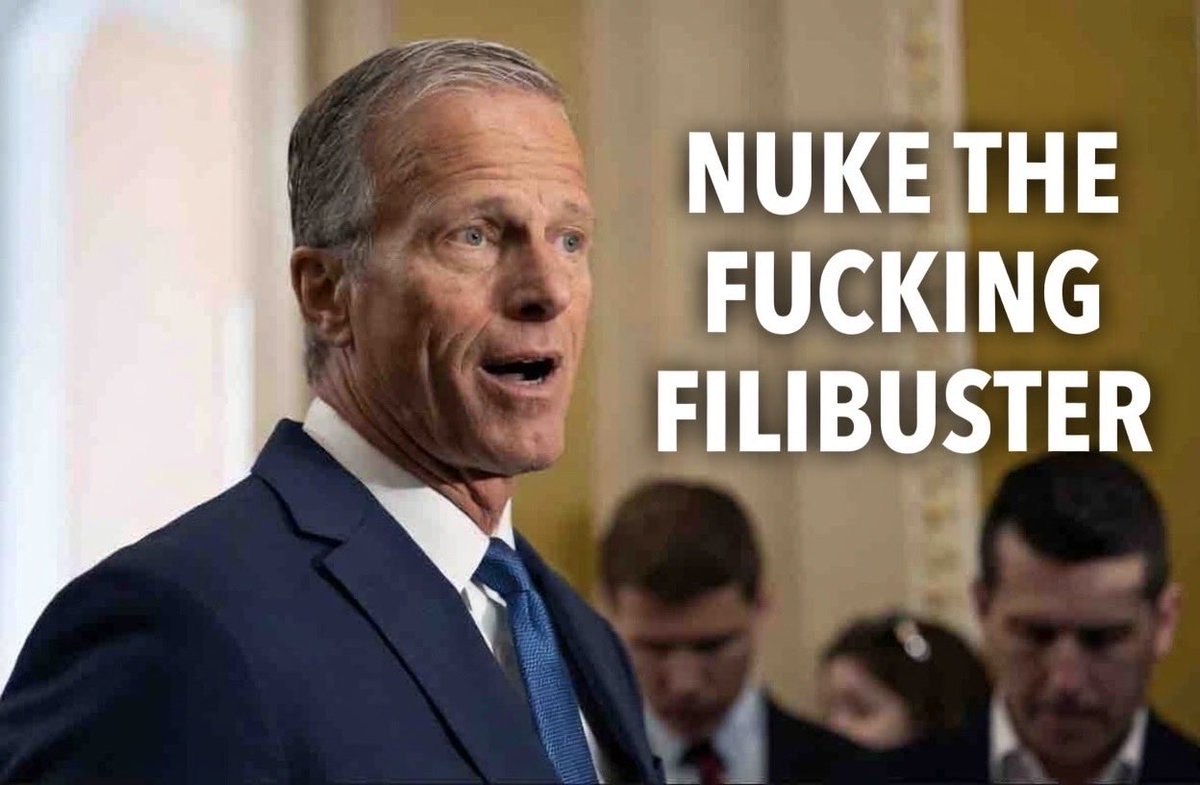 Attention <a href="/LeaderJohnThune/">Leader John Thune</a>:

The midterms are right around the corner. Stop playing games and do what is right for our country. 

Nuke the filibuster and secure our elections.

The democrats can’t be allowed to cheat their way into power ever again.