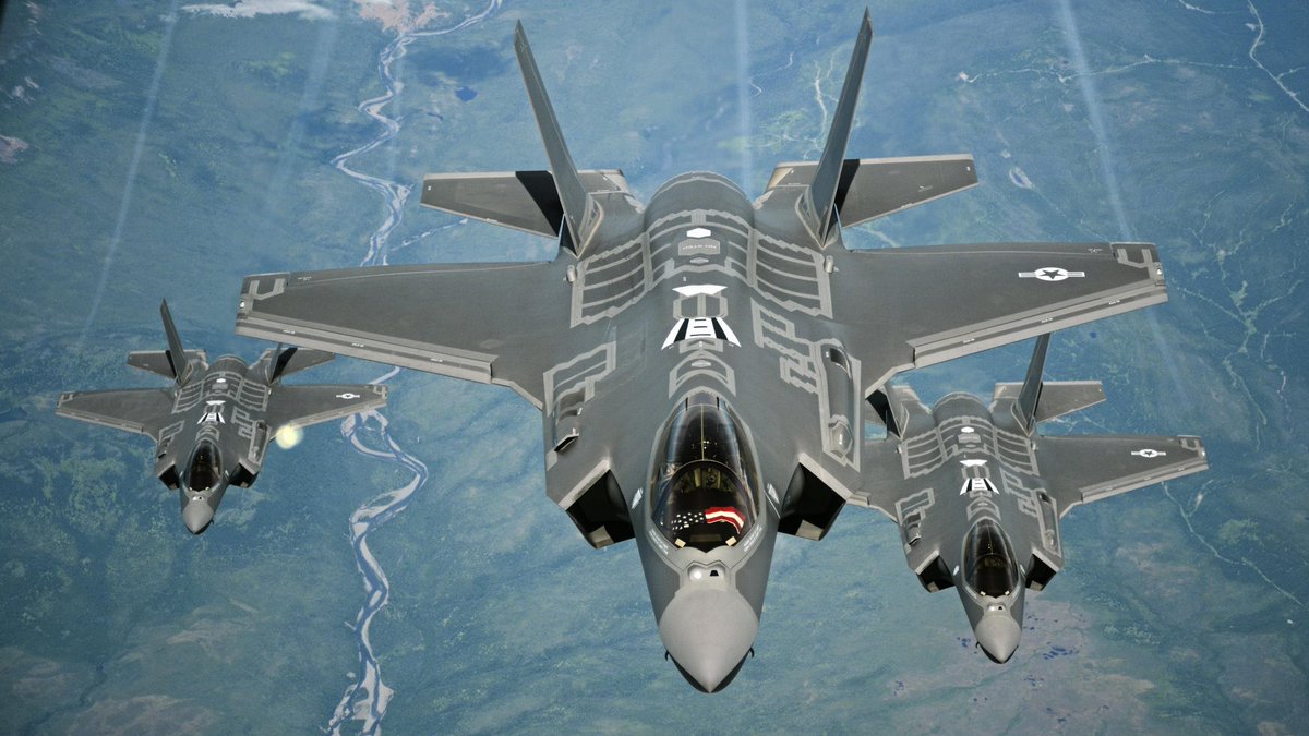 Bricktop_NAFO's tweet image. The United States are now threatening Canada by stating that if it cancels a deal to purchase 88 F-35 Jets, that the US would fly in their airspace with F-35 Fighter jets without their permission’s.  

The Trump administration is a joke.