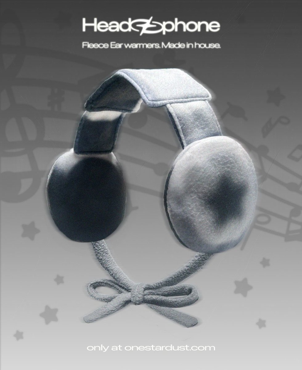 Headphones ear warmers! 🎧
Made in house!

🎵 made of Fleece material! Extra Warm!
💿 Fit to warm ears and side of face!
💭 Can be adjusted to comfort!

Since these are handmade items inventory will be limited! 

preorders start January 31st!
only at onestardust.com