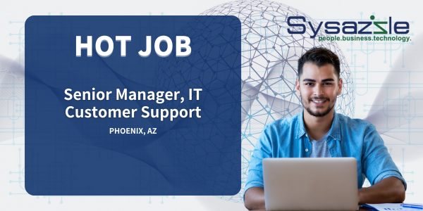 We are seeking a Senior Manager, IT Customer Support to lead and evolve customer-facing IT services across the organization. Learn more: bit.ly/4jZzkgi

Pay Rate USD 55.42 Hourly/W-2
We provide health benefits and a 401k plan

#Hiring #ITLeadership #ITSupport