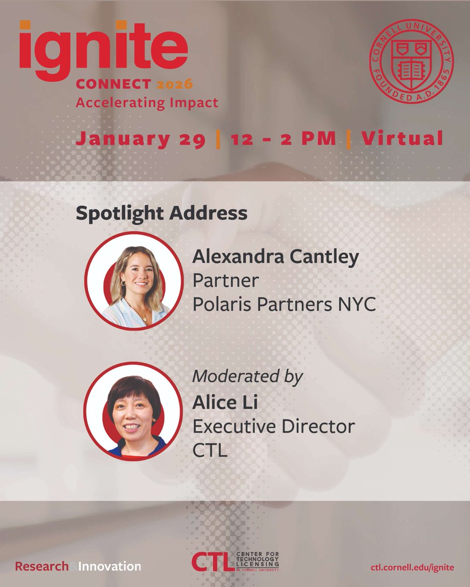 Center for Technology Licensing at Cornell tweet media