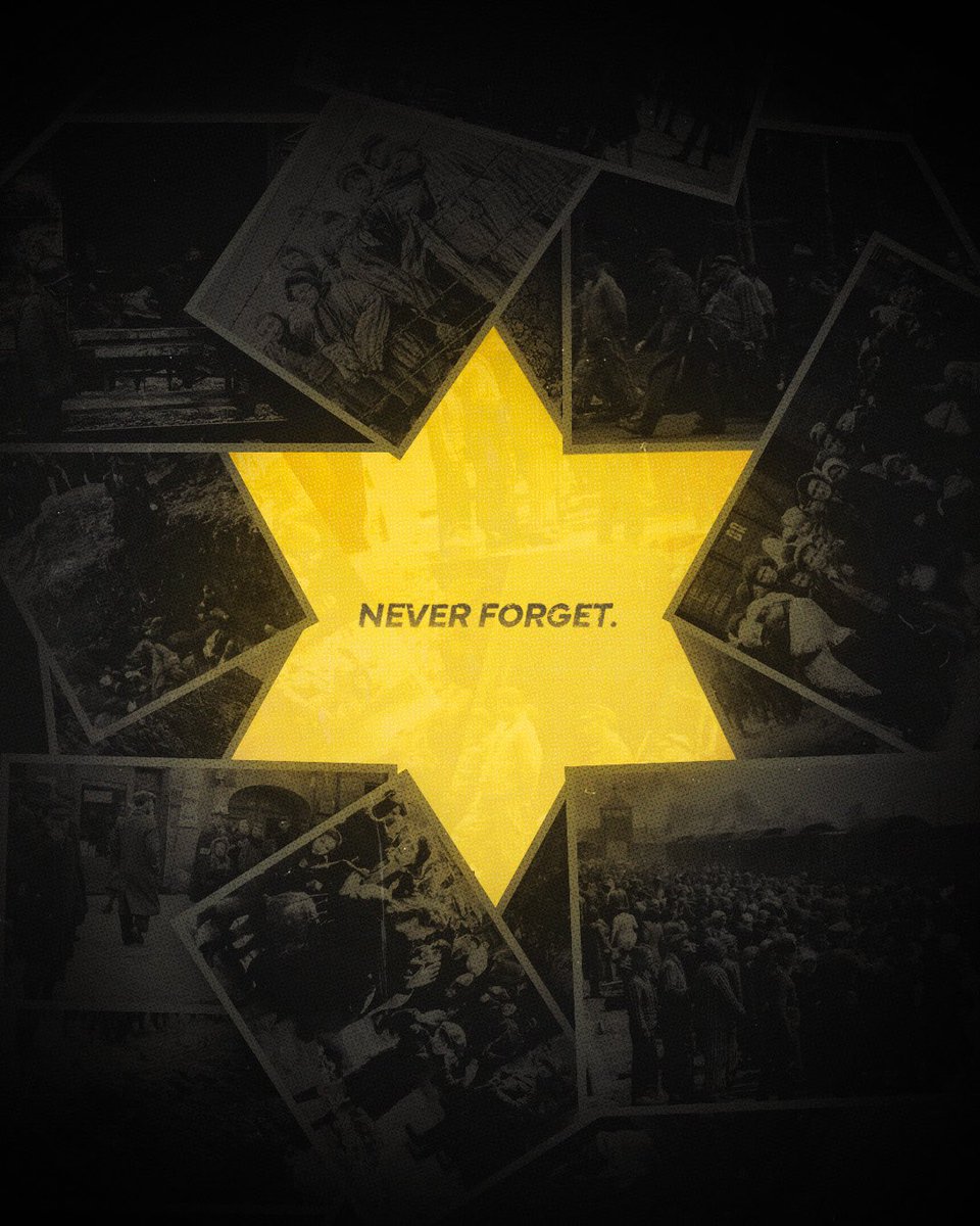 IDF's tweet image. Today, we mark International Holocaust Day. We remember the 6 million victims murdered, honor the survivors, and carry the promise of never again. 🕯️