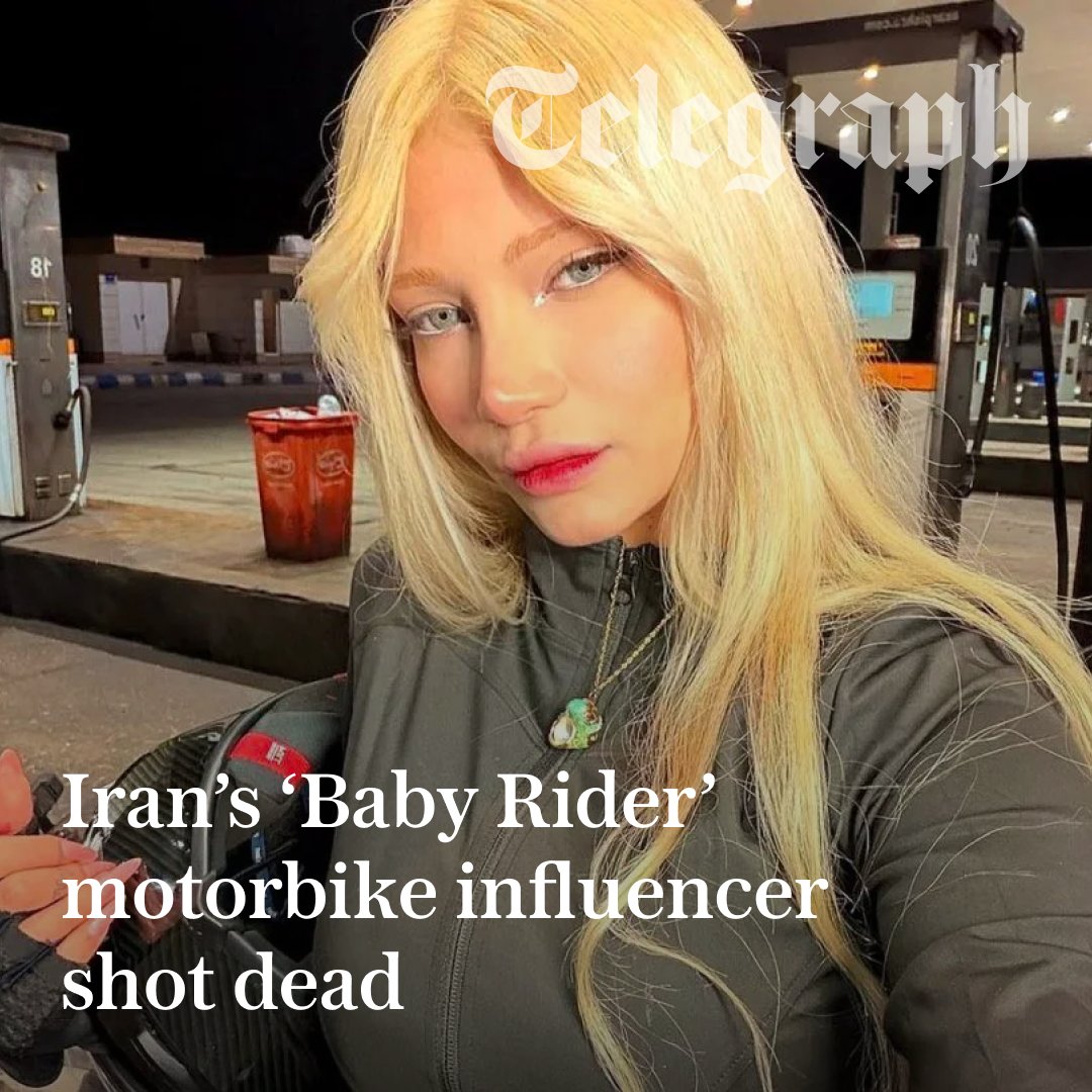 Telegraph's tweet image. 🇮🇷 Diana Bahador, a 19-year-old from northern Gonbad-e-Kavus known online as Baby Rider, was killed on Jan 8 in Gorgan during protests against the Islamic Republic

Here's what we know ⤵️
telegraph.co.uk/world-news/202…