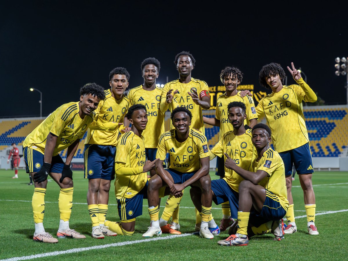 فرحة الهدف الأول  💪
بتوقيع عبدالرحمن سفياني 🔥

#النصر U21 أمام الاتفاق  
#دوري_جوي_للنخبةU21
#فئات_النصر_السنية