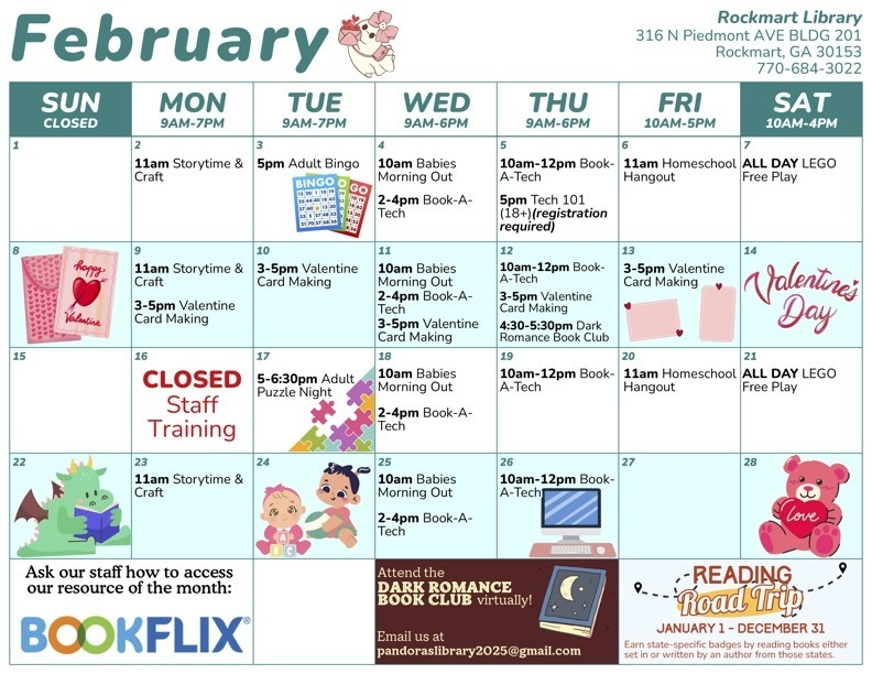 Rockmart Library's February Calendar

shrls.org/calendar.php?v…