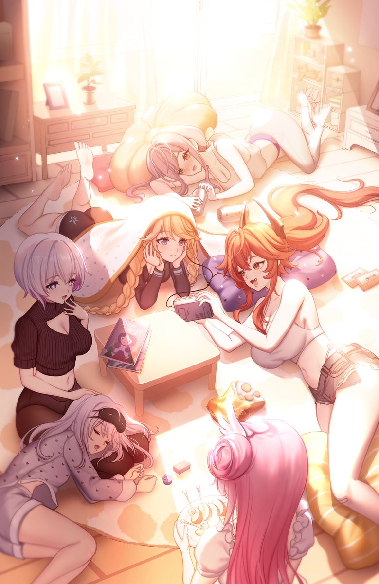 Nikke - 갓데스 스쿼드

갓데스 스쿼드의 휴일을 생각하며 그려봤습니다.
따스한 햇살안에서 화목하게 지내는 
갓데스 스쿼드 일원들을 표현해봤습니다.

#NIKKEHappyHolidays #GODDESS #NIKKEfanart