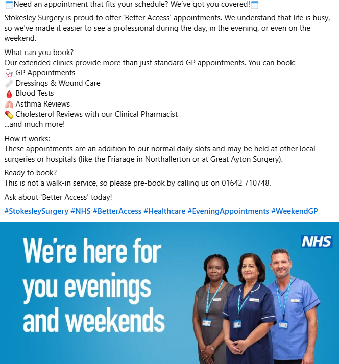 Stokesley Surgery🩺 tweet media