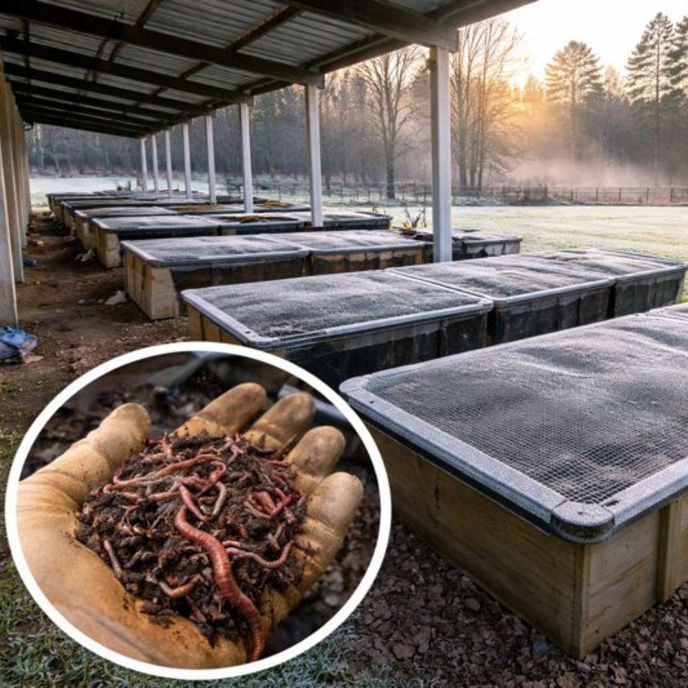 ❄️ Why it’s a "Pause" and not a "Stop" at Meme’s Worms! It is freezing here in Georgia, and across the East Coast! As much as I want to get your Red Wigglers to you, my first job is to be their protector. Shipping in these temps is too risky for the livestock. 🐛 The Good News: