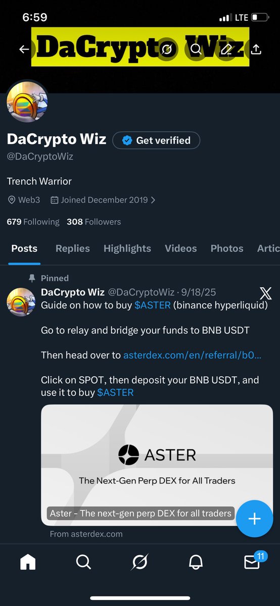 DaCryptoWiz's tweet photo. Where are the Crypto Chads? It’s time for someone to shine with a 2019 OG account

I am parting ways with the name and the account

You’re free to continue as “DaCryptoWiz” when you own it

DM with your offers

I’m s€lling due to personal reasons, please https://t.co/QFdL8VQS7v