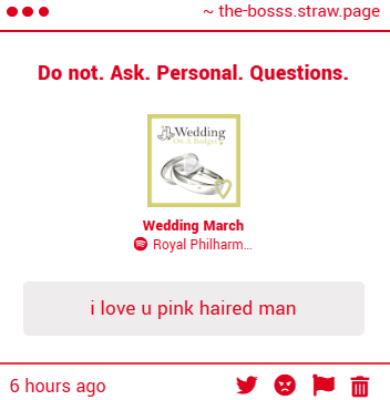 b0ssofnothing's tweet image. Ok.

I'm not related to Trish, and I don't know who Donatella is. Stop making people up.

What the fuck.

Ok.