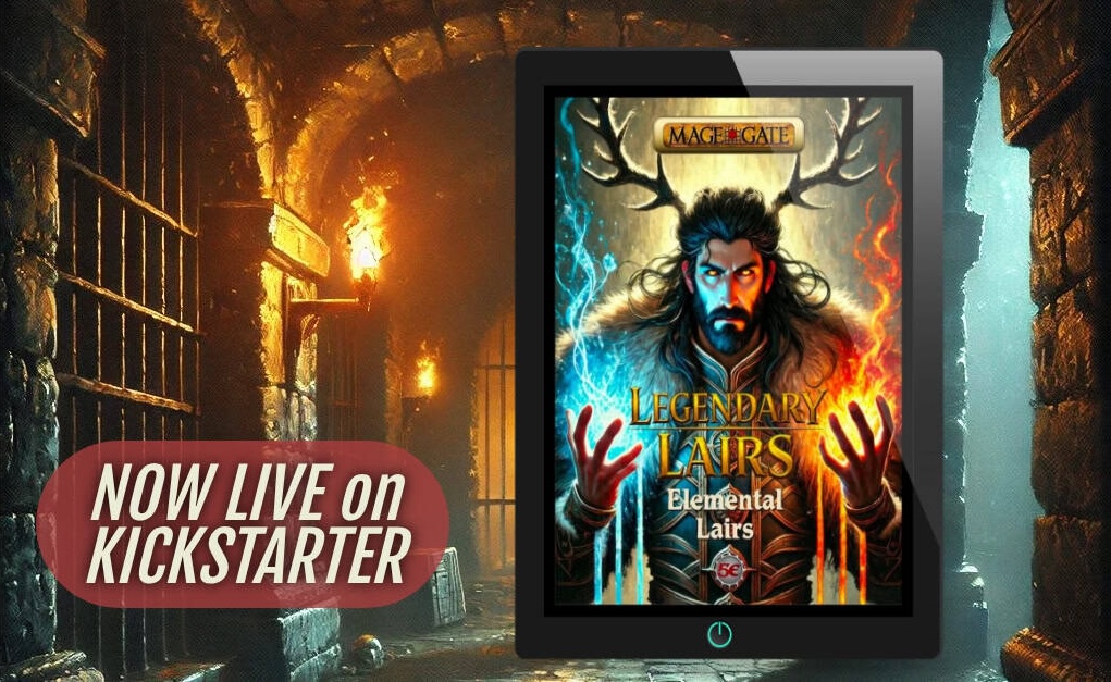 🔥 Legendary Lairs: Elemental Lairs is LIVE!

Turn any dungeon into a deadly boss environment—lava, storms, tides, and more. Built for 5e GMs who want better boss fights.

👉 Back it now (link in first comment) #DnD #dnd5e #ttrpg