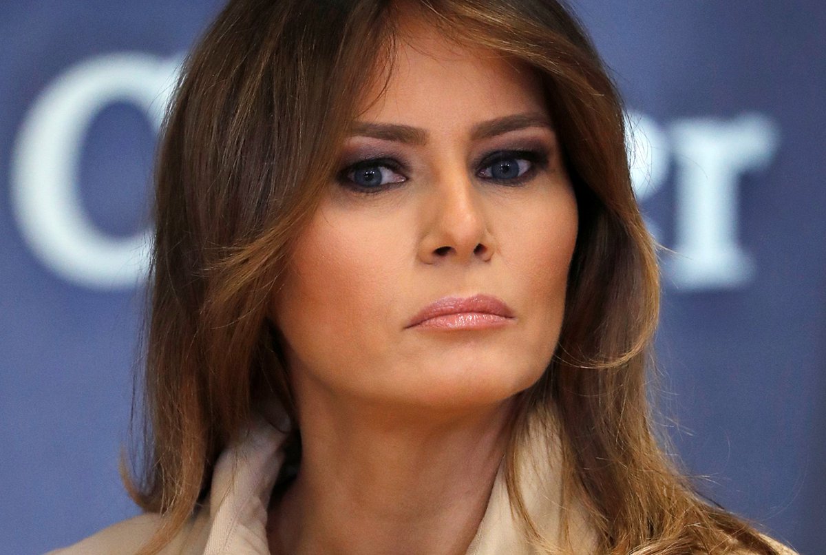 middleageriot's tweet image. To maintain a PG rating, the new Melania Trump film was edited to remove scenes showing how she got her Einstein visa.