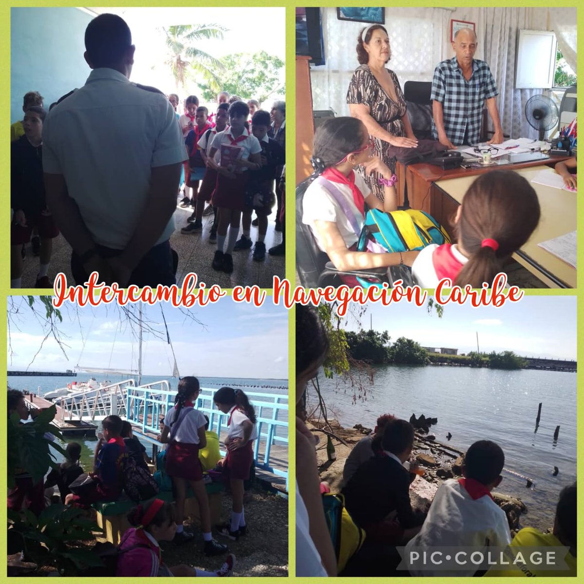 NipeAntilla's tweet photo. 🌊Ayer celebramos #DíaEducaciónAmbiental

Nuestros jóvenes y docentes en acción: limpieza, concursos y visita a Navegación Caribe.

Las nuevas generaciones asumen su rol. El compromiso antillano cuida el planeta! 🌿
#CitmaDelegaciónHolguín
#Antilla 
#MedioAmbiente https://t.co/ho9q3RPNX7