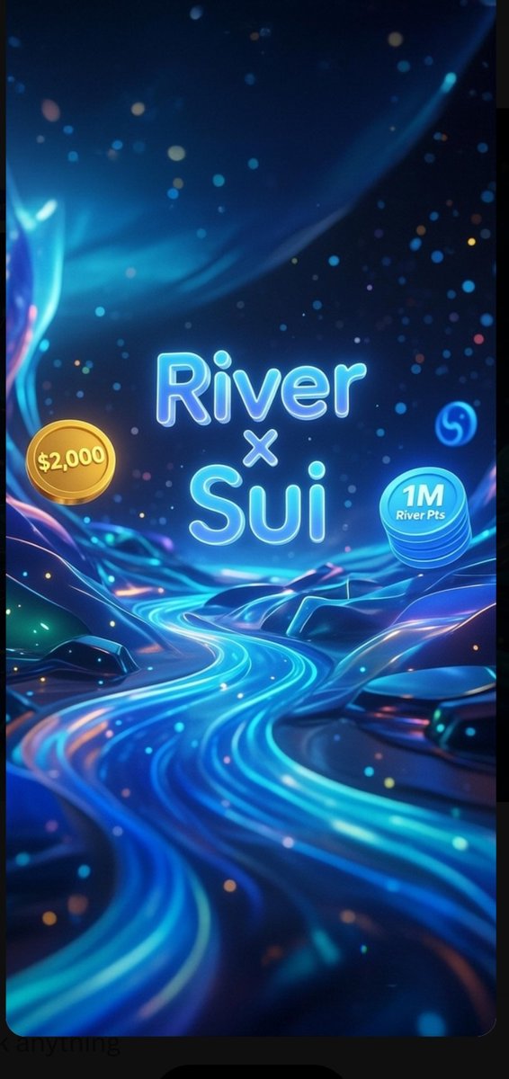 mia_alamin49545's tweet photo. The magic of River × Sui is now in my animation! Assets flowing across chains like a glowing river... finally settling natively on Sui! This partnership of chain-abstraction + multi-chain liquidity is truly a game changer. @RiverdotInc @SuiNetwork https://t.co/UpQ5FQ6j4L