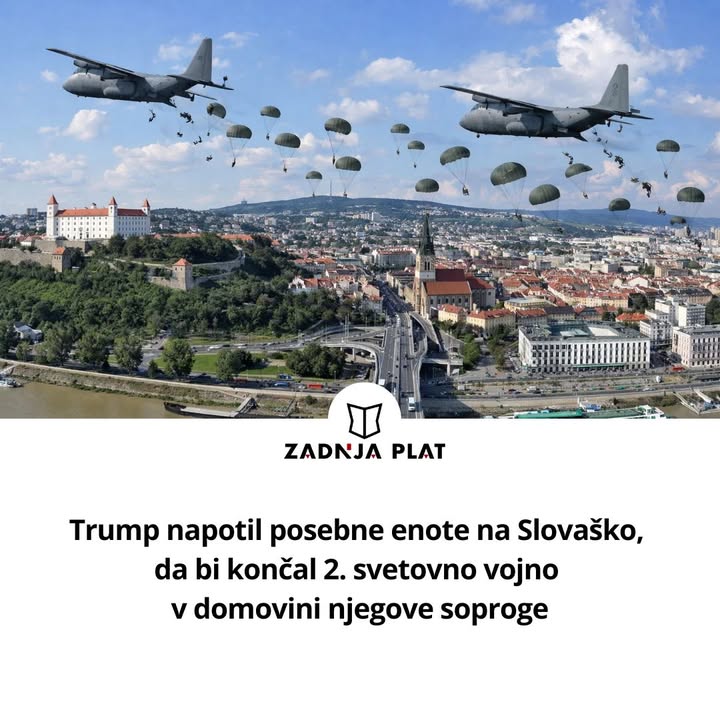 "Nobel Peace Prize, here I come!" #Trump #Slovenia #Slovakia #FLOTUS #vojna #mir #2sv #NOB #partizani #komunizem
