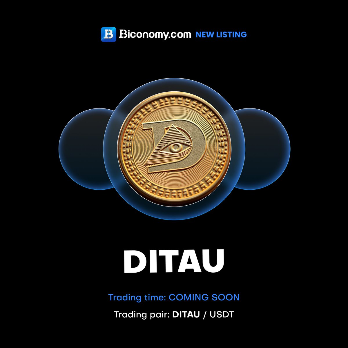 🚀COMING SOON🔥 $DITAU

We are excited to announce that <a href="/ditgold/">Data DitGold</a> will be listed on Biconomy.com! The #DITAU / #USDT spot trading pair will be available soon!🔥

About #DitGold：
"The 21st century has ushered in an era of unprecedented digital transformation, redefining