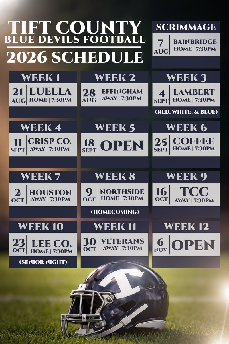 Tift County Football tweet media