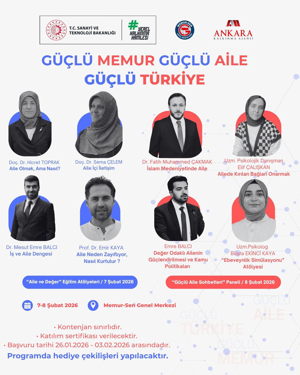 Genç Memur-Sen’in bugüne kadar hayata geçirdiği Kudüs Akademisi’nden Balkan Akademisi’ne, Aile ve Gençlik Akademisi’nden Türk Dünyası Akademisi’ne uzanan vizyoner yürüyüşü; proje alanında da Afete Hazır Türkiye, Genç Memurların Özlük Hakları ve Genç Memurlar Uluslararası İş