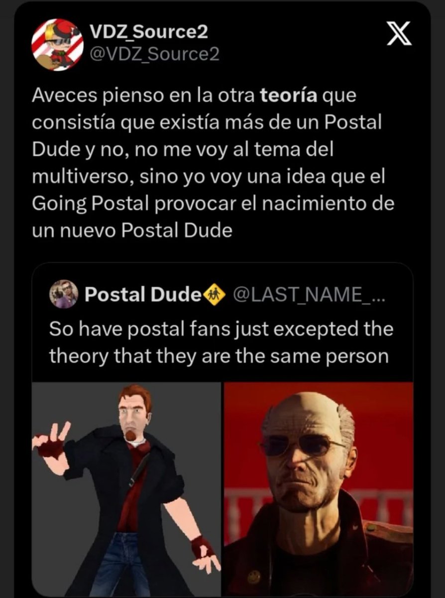 Aún que no tenga mucho sentido realmente le quedaba bien sobre el hecho de que cada Dude se sentía muy diferente al anterior, pero la explicación para eso siento yo que cae como en un tipo de reencarnación o paradoja