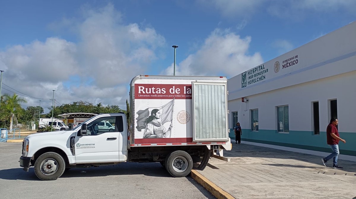 IMSS_Bienestar's tweet photo. 📍Frente a la desinformación, los datos son claros: las #RutasDeLaSalud consolidaron un modelo de abasto continuo y gratuito en el sistema público de salud.

Eso es #SaludSinPrivilegios medicamentos gratuitos para todas las personas en todos los lugares. https://t.co/iKTToG0oHi
