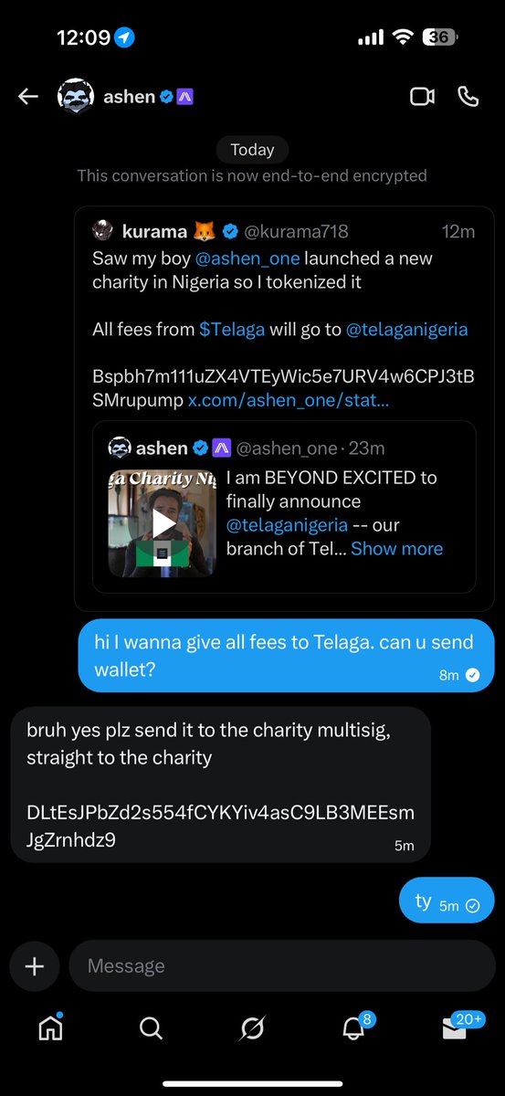 kurama718's tweet image. Ok all fees have now been redirected to @telaganigeria 

Ty @ashen_one