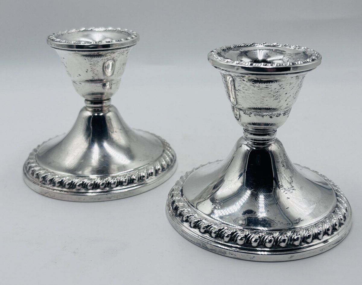 Goodbye Sterling Candlestick Pair, Hello <a href="/chairishco/">Chairish</a> sale💰Shop more here: bit.ly/shopTWT