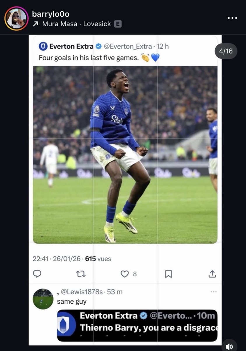 EFCdaily_'s tweet image. Thierno Barry via Instagram.