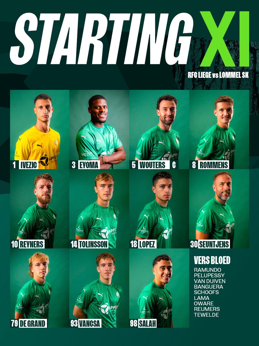 LommelSKOff's tweet photo. Team news 🗞️

#FCLLOM https://t.co/G2o0iVcUph
