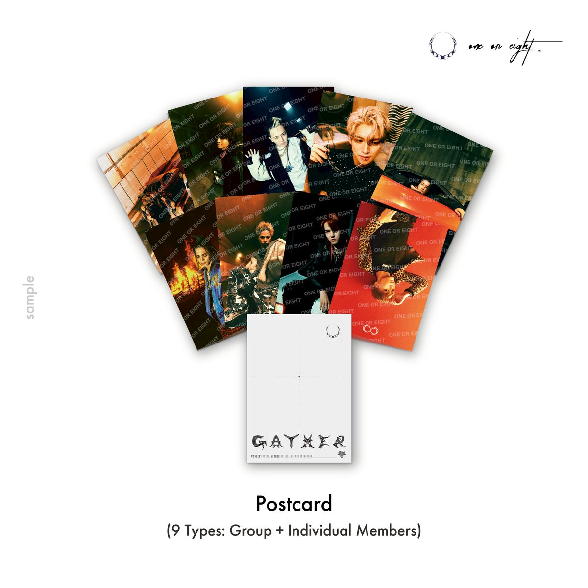 📢］ #ONEOREIGHT GATHER Limited Edition Postcard designs revealed