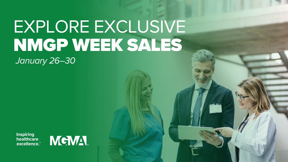 To celebrate National Medical Group Practice Week, MGMA is offering limited-time offers designed to help you grow your career, strengthen your practice, and invest in yourself.

👉 Explore NMGP Week offers:  
mgma.com/national-medic…
#georgiamedicalpracticemanagers