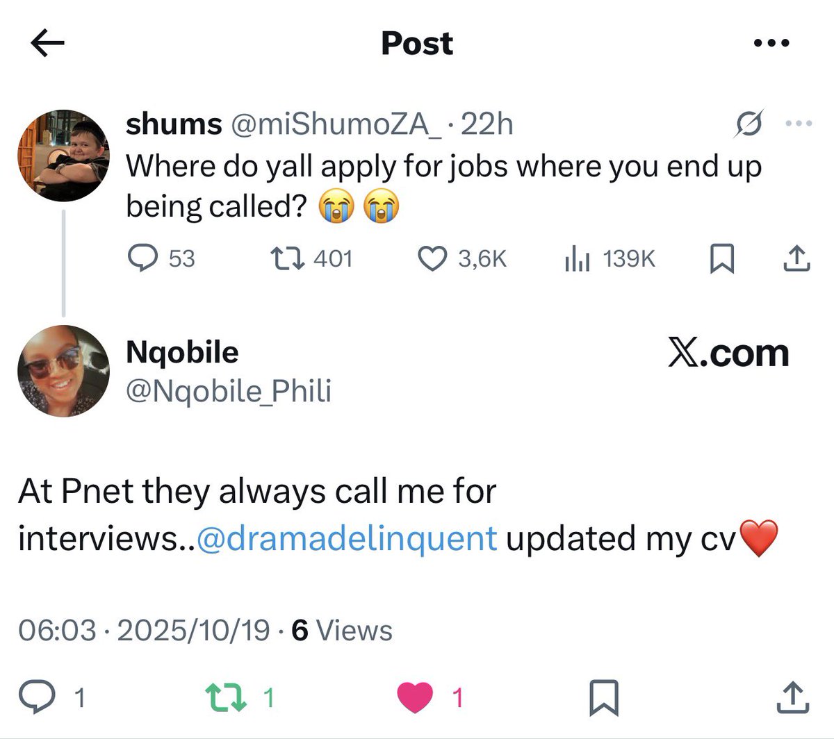 Natasha Huckfield tweet media