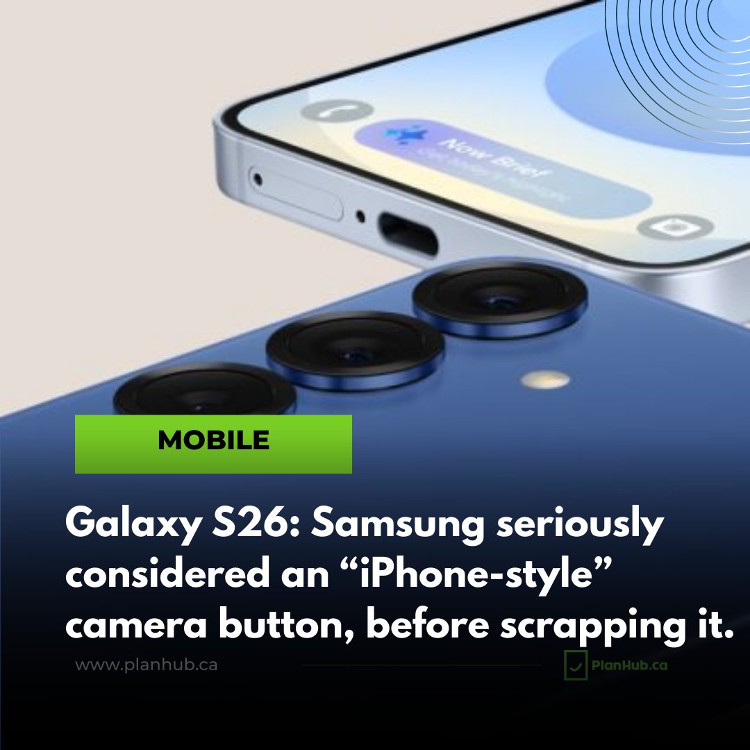 What if Samsung’s future flagship had featured a physical camera button, similar to the one found on the latest iPhones?
planhub.ca/blog/en/galaxy…